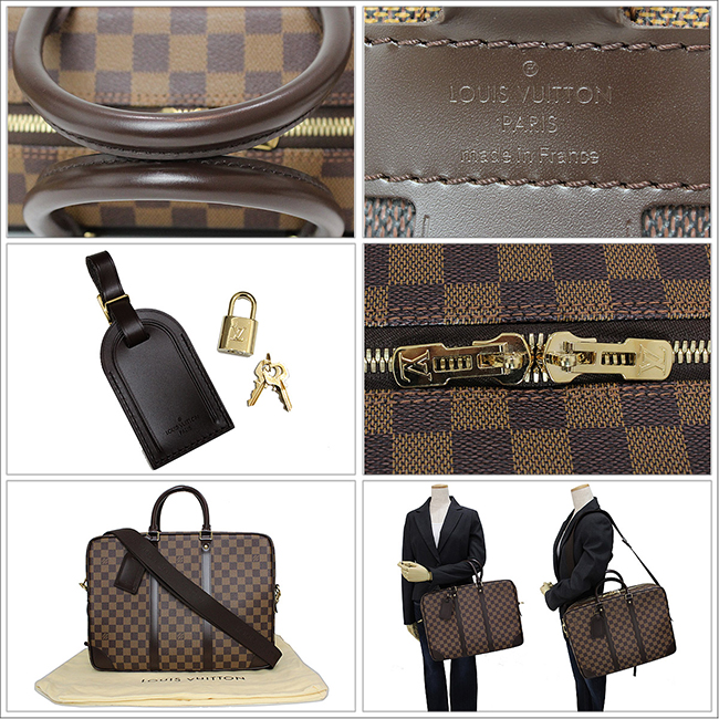ヴィトンコピー ダミエ LOUIS VUITTON ポルト ドキュマン ヴォワヤージュ ダミエ・エベヌ N41122 - 商品画像 4