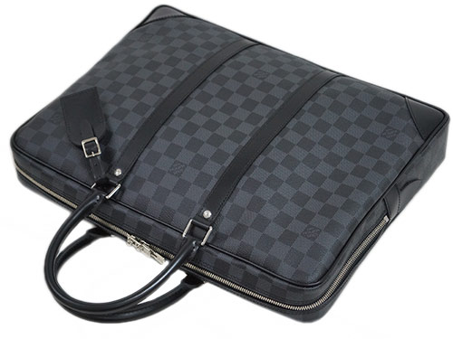 コピーブランドルイヴィトンLOUIS VUITTON ヴィトン ダミエ・グラフィット LV メンズ ブリーフケース ビジネス ポルト ドキュマン・ヴォワヤージュ N41125 - 商品画像 10
