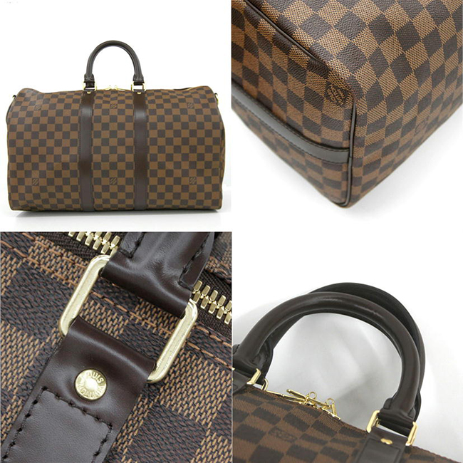 大好評のスーパーコピーLOUIS VUITTON ルイヴィトン キーポル45バンドリエール ショルダーボストンバッグ N41428 ダミエエベヌ - 商品画像 2