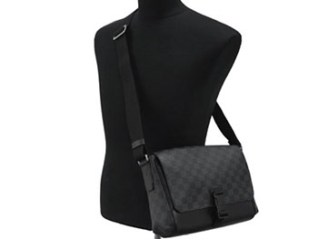 ルイヴィトンスーパーコピー ダミエ・グラフィット LV メンズ メッセンジャーバッグ ショルダー 斜めがけ メッセンジャーPM N41457 - 商品画像 3