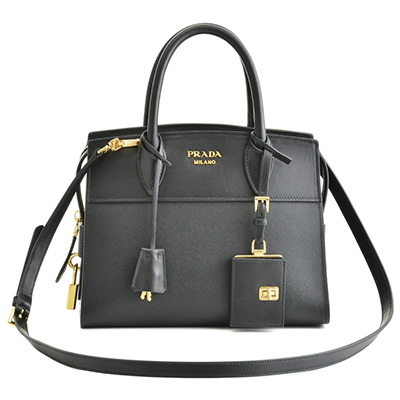 プラダスーパーコピー PRADA 型押しカーフスキン 2WAYハンドバッグ 1BA045 2EVU 002 - 商品画像 6