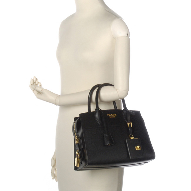 プラダスーパーコピー PRADA 型押しカーフスキン 2WAYハンドバッグ 1BA045 2EVU 002 - 商品画像 5