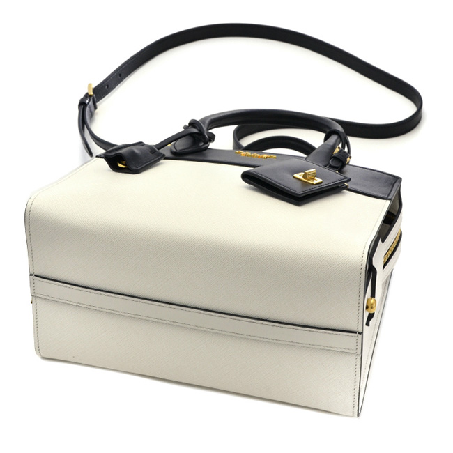 プラダコピー PRADA 型押しカーフスキン 2WAYハンドバッグ 1BA045 2EVU 964 - 商品画像 7