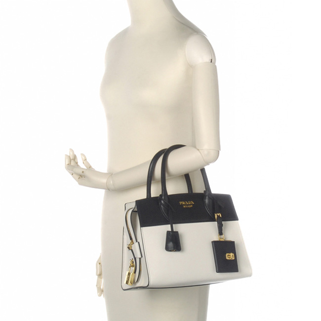 プラダコピー PRADA 型押しカーフスキン 2WAYハンドバッグ 1BA045 2EVU 964 - 商品画像 5
