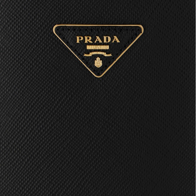 PRADAスーパーコピー ハンドバッグ ショルダー ダブル サフィアーノ レザー 2Wayバッグ ブラック 1BA212OOO 2ERX LJ4 - 商品画像 1