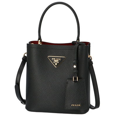 プラダスーパーコピー PRADA 2020年春夏新作 ショルダーバッグ パニエ スモール サフィアーノ レザーバッグ ブラック 1BA217OOO 2ERX LJ4 - 商品画像 7