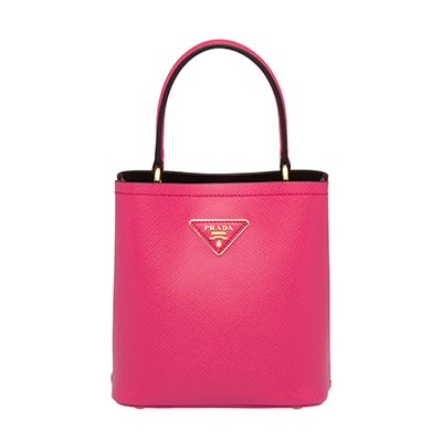 プラダスーパーコピー PRADA サフィアーノレザー スモールパニエバッグ マゼンタ 1BA217_0001 - 商品画像 8