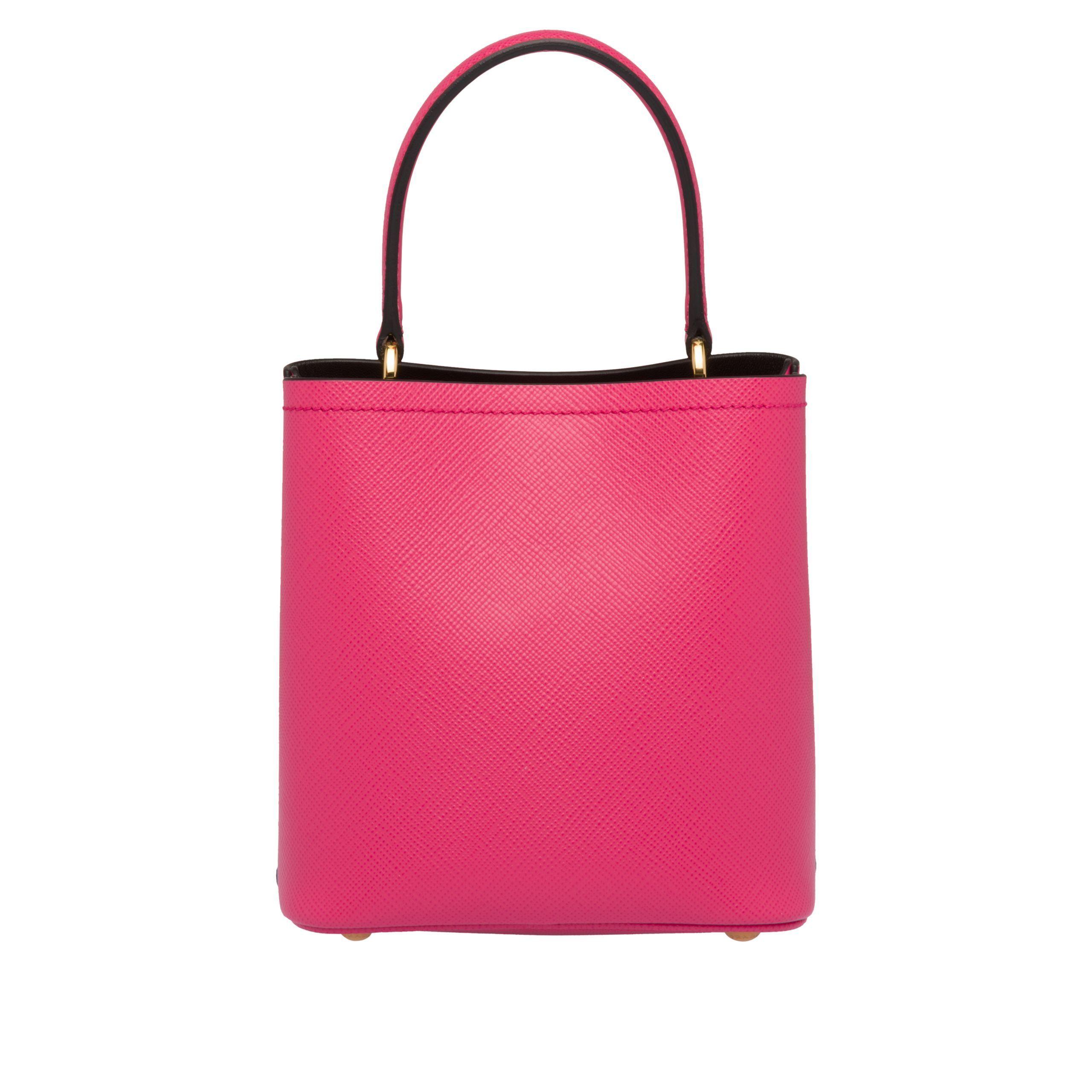 プラダスーパーコピー PRADA サフィアーノレザー スモールパニエバッグ マゼンタ 1BA217_0001 - 商品画像 10