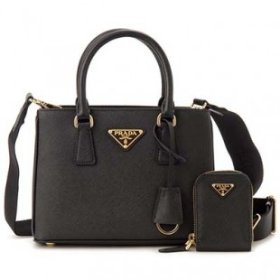 プラダ PRADA ハンドバッグ ブラック 1BA296 NZV F0632 V41 サフィアーノ 2WAYショルダーバッグ - 商品画像 2