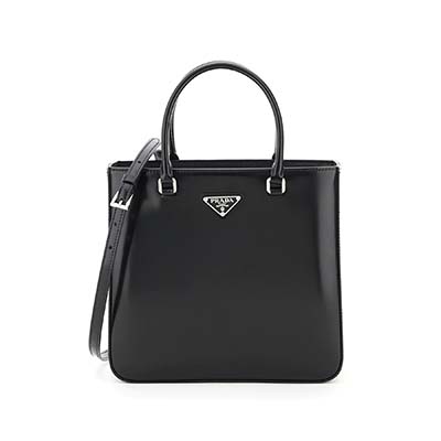 プラダスーパーコピー PRADA ロゴディテールのブラッシュドレザートートバッグ 1BA330 V OOO ZO6 - 商品画像 4