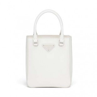 プラダスーパーコピー 【PRADA】スモール ブラッシュドレザー トートバッグ 1BA331_ZO6_F0009_V_OOO - 商品画像 2