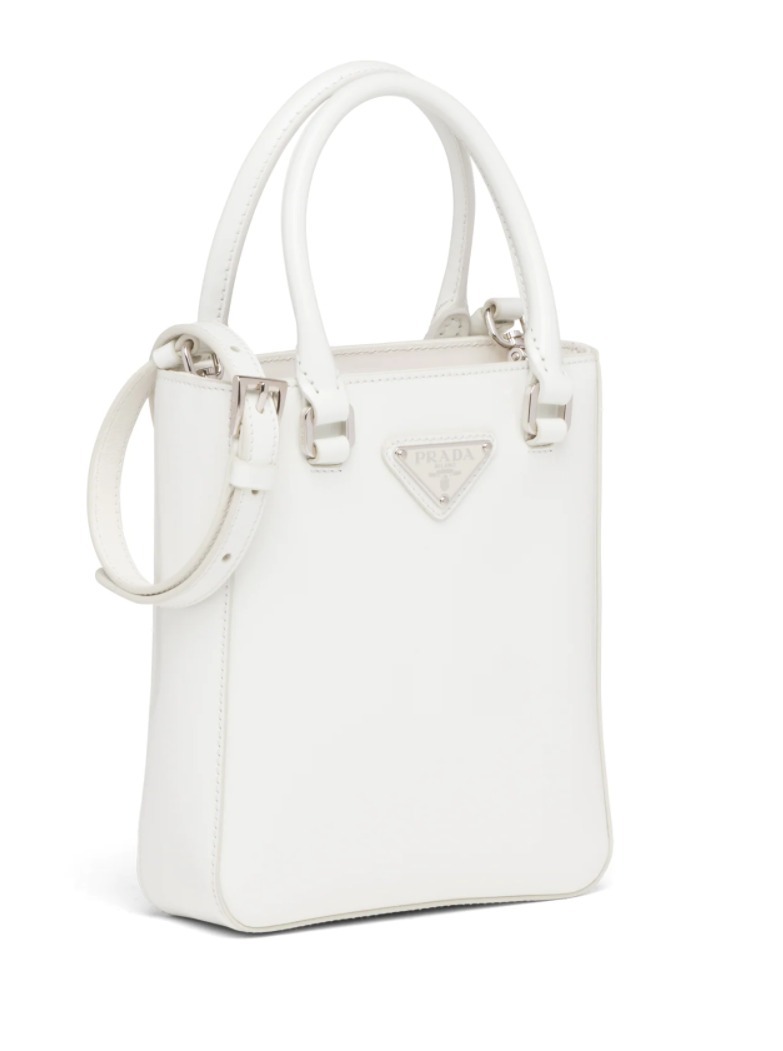プラダスーパーコピー 【PRADA】スモール ブラッシュドレザー トートバッグ 1BA331_ZO6_F0009_V_OOO - 商品画像 3