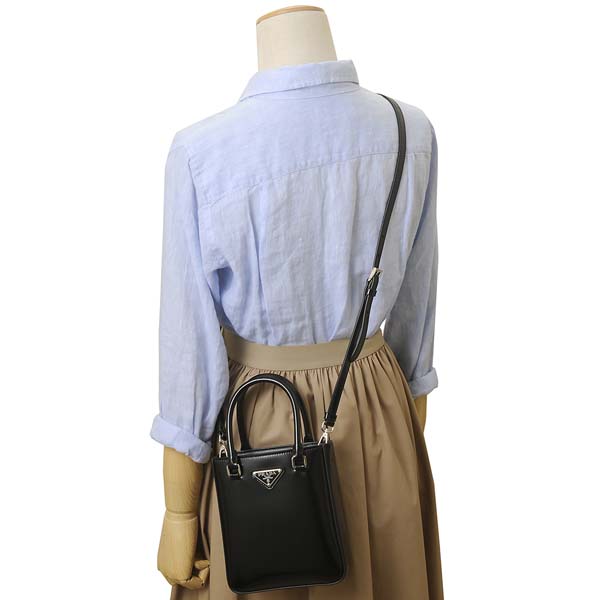 プラダコピー PRADA バッグ ショルダーバッグ レディース ブラック 1BA331 ZO6 F0002 OOO ミニトートバッグ - 商品画像 3