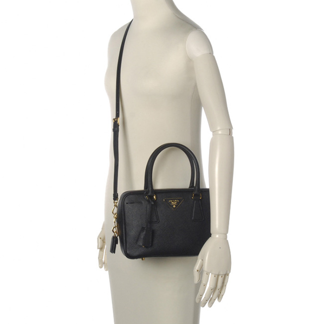 コピープラダ PRADA 型押しカーフスキン 2WAYハンドバッグ 1BB113 NZV 002 - 商品画像 1