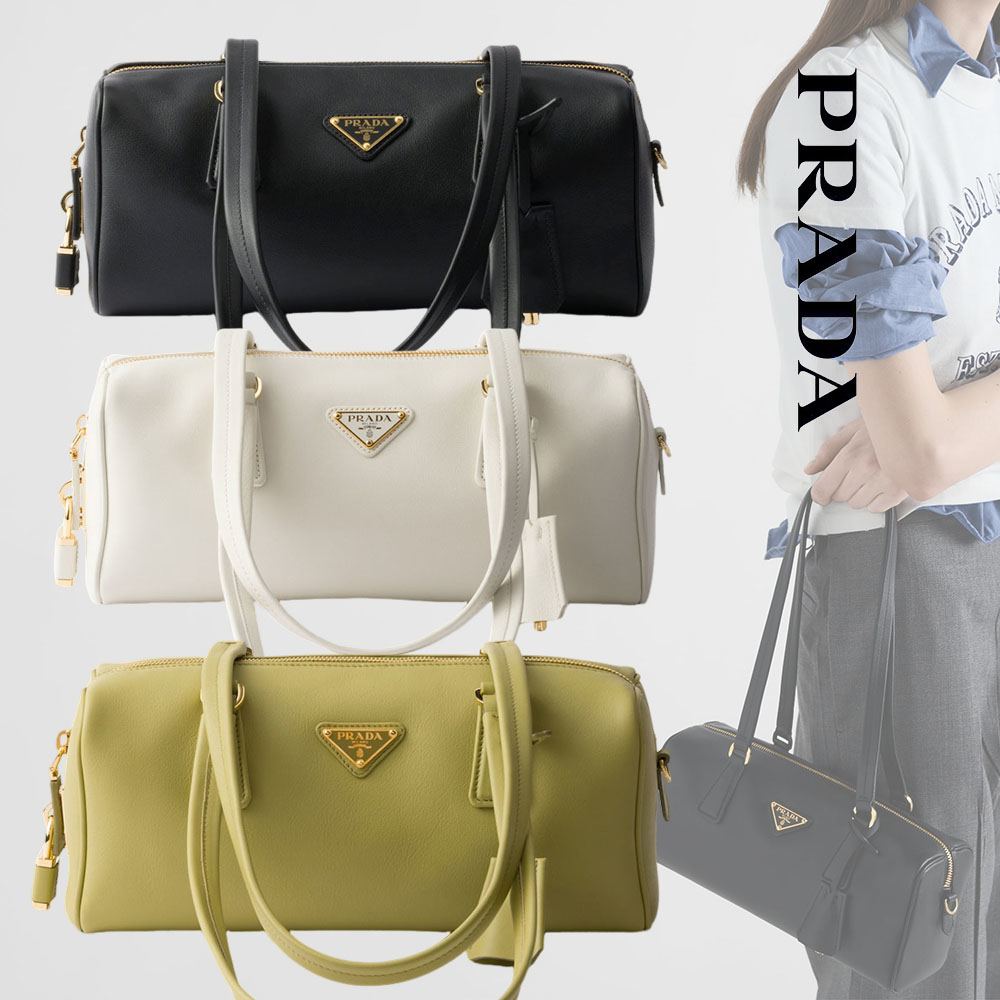 プラダ スーパーコピー ミディアム レザー トップハンドルバッグ 1BB127_2CYS - 商品画像 8