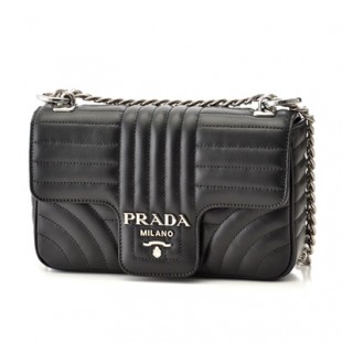 スーパーコピープラダ PRADA バッグ ショルダー チェーン 斜め掛け DIAGRAMME ダイアグラム ショルダーバッグ ブラック 1BD107COI 2D91 002 - 商品画像 2
