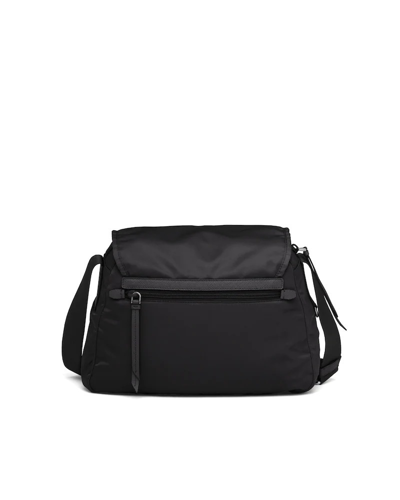プラダ PRADA ナイロン×サフィアーノ ショルダーバッグ ブラック 1BD225_V44_F0002_V_OOH - 商品画像 6