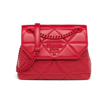 プラダ PRADA スペクトラム キルティングバッグスモール ショルダーバッグ レッド 1BD233_WDF0_F0ZZQ_V_OOO - 商品画像 4