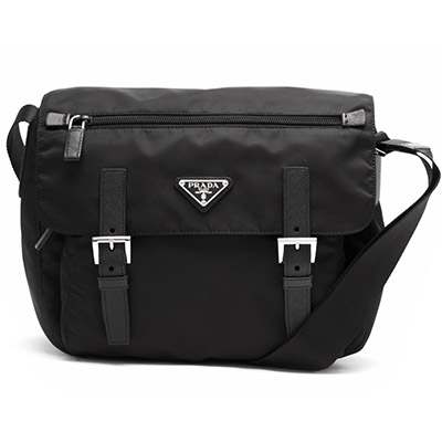 プラダコピー PRADA ショルダーバッグ ヴェラ/VELA 三角ロゴプレート ブラック 1BD953 V44 F0002 V OOO メンズ レディース - 商品画像 7