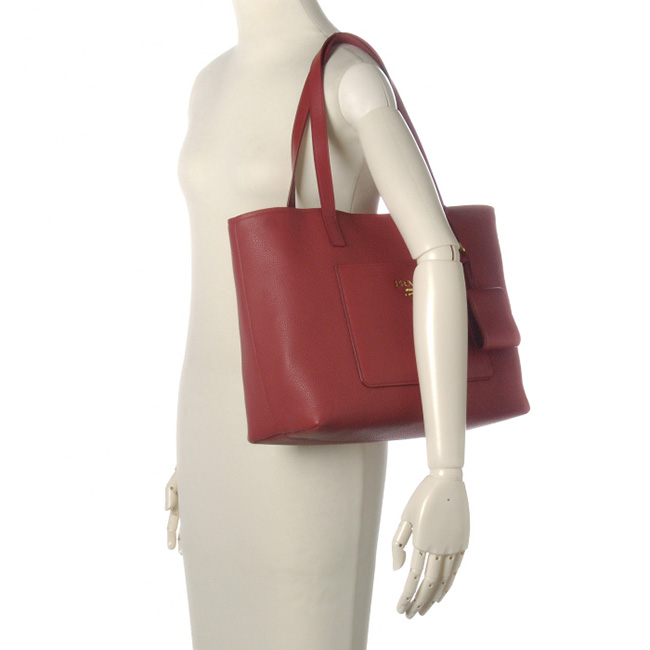 プラダスーパーコピー PRADA カーフスキン トートバッグ 1BG048 2BBE 011 - 商品画像 1