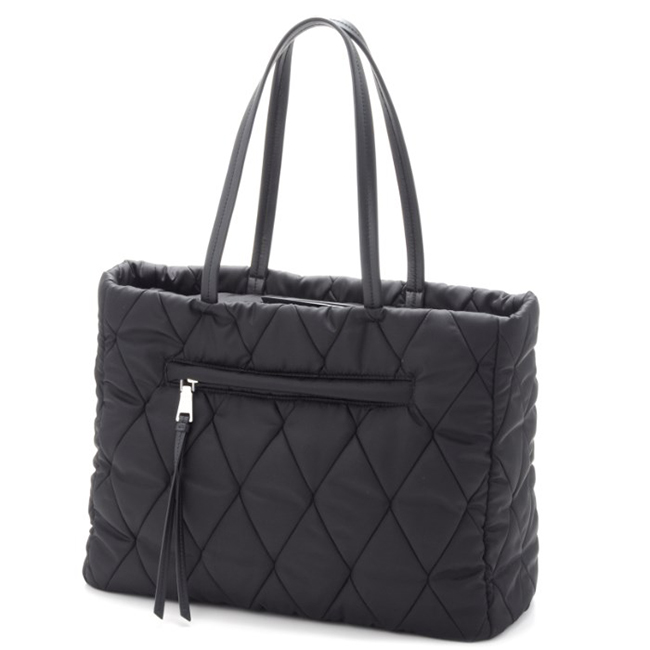 プラダコピーPRADA ナイロン バッグ キルティングナイロンバッグ トートバッグ ブラック 1BG169 2BYV 002 - 商品画像 3