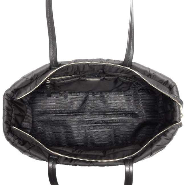 プラダコピーPRADA ナイロン バッグ キルティングナイロンバッグ トートバッグ ブラック 1BG169 2BYV 002 - 商品画像 4