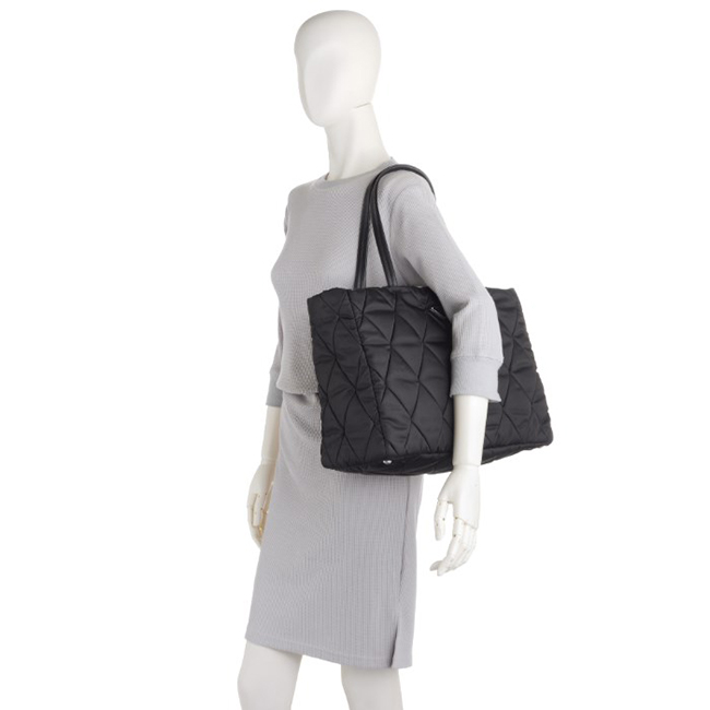 プラダコピーPRADA ナイロン バッグ キルティングナイロンバッグ トートバッグ ブラック 1BG169 2BYV 002 - 商品画像 5