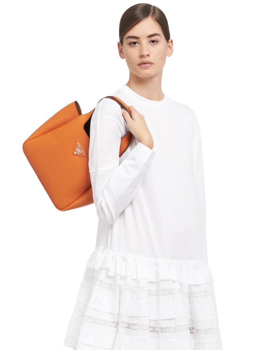 プラダスーパーコピー PRADA レザー ミニ トートバッグ スモールバッグ レディース 1BG335_2BBE_F0LK0_V_OOO - 商品画像 8