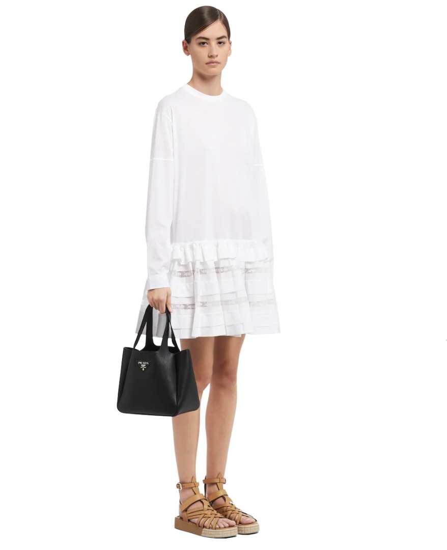 プラダスーパーコピー PRADA レザー ミニ トートバッグ スモールバッグ レディース 1BG335_2BBE_F0WA1_V_OOO - 商品画像 3