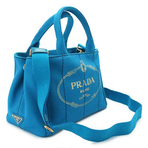 プラダコピー トートバッグ PRADA 2WAY ショルダーバッグ 『2016年春夏新作』カナパ キャンバス アズーロ 1BG439 ZKI F0013 - 商品画像 3