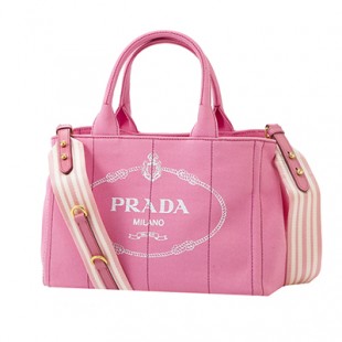 プラダスーパーコピー トートバッグ PRADA 1BG439 ZKI F0HTJ バッグ カナパ CANAPA レディース GERANIO(ジェラーニオ)/BIANCO(ビアンコ) ピンク/ホワイト - 商品画像 2
