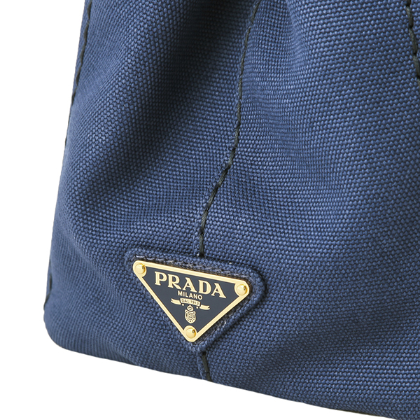 プラダ トートバッグ PRADA 1BG439 ZKI F0CTL バッグ カナパ CANAPA レディース BLUETTE(ブルーエット)/TALCO(タルコ) ブルー 青/オフホワイト - 商品画像 6
