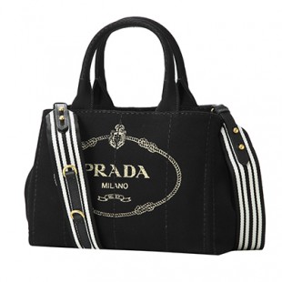 プラダスーパーコピートートバッグ PRADA 1BG439 ZKI F0N12 バッグ カナパ CANAPA レディース NERO(ネロ)/TALCO(タルコ) ブラック 黒/オフホワイト - 商品画像 2
