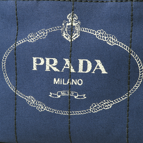 プラダ トートバッグ PRADA 1BG439 ZKI F0CTL バッグ カナパ CANAPA レディース BLUETTE(ブルーエット)/TALCO(タルコ) ブルー 青/オフホワイト - 商品画像 3