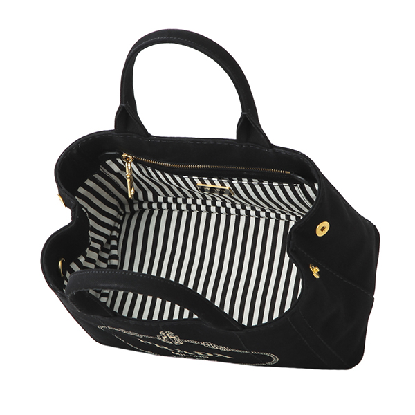 プラダスーパーコピートートバッグ PRADA 1BG439 ZKI F0N12 バッグ カナパ CANAPA レディース NERO(ネロ)/TALCO(タルコ) ブラック 黒/オフホワイト - 商品画像 1