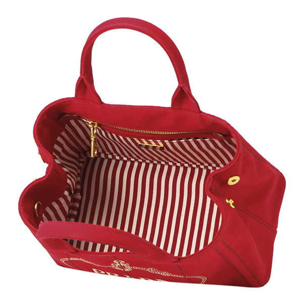 スーパーコピープラダ トートバッグ PRADA 1BG439 ZKI F0N50 バッグ カナパ CANAPA レディース ROSSO(ロッソ)/TALCO(タルコ) レッド 赤/オフホワイト - 商品画像 5