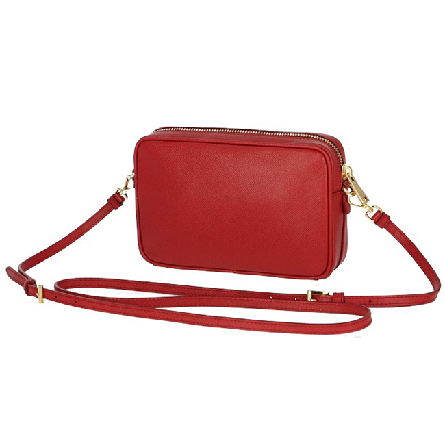 プラダスーパーコピー PRADA ショルダーバッグ サフィアーノ バッグ 斜めがけ レッド系 1BH036OOO NZV 68Z - 商品画像 8