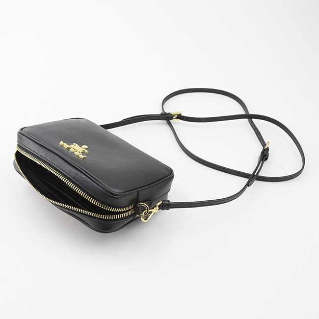 スーパーコピープラダ PRADA ミニ レザーショルダーバッグ ブラック 1BH036VOOONZVF0002 - 商品画像 5
