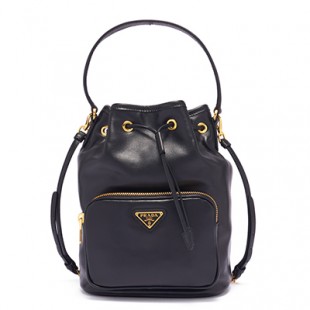 プラダスーパーコピーハンドバッグ LEATHER BUCKET BAG レザー バケットバッグ 1BH038 レディース 1BH038 NERO F0002 - 商品画像 2