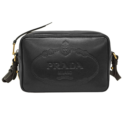 プラダコピーバッグ 1BH089 PRADA ショルダーバッグ GLACE'CALF NERO ネロ カーフ ブラック ゴールド金具 - 商品画像 7