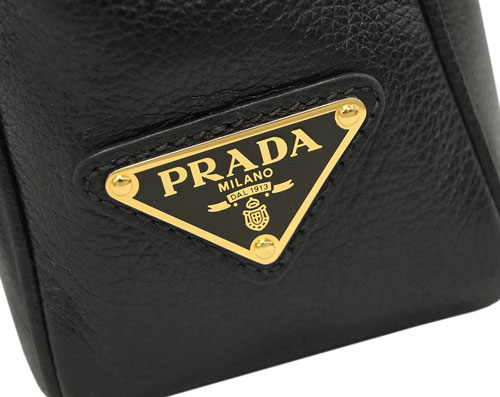 プラダコピーバッグ 1BH089 PRADA ショルダーバッグ GLACE'CALF NERO ネロ カーフ ブラック ゴールド金具 - 商品画像 6