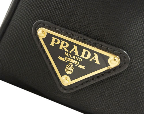 プラダスーパーコピーバッグ 1BH089 PRADA ショルダーバッグ リボン LOGO JACQUARD NERO ネロ ロゴジャガード ブラック ゴールド金具 - 商品画像 9