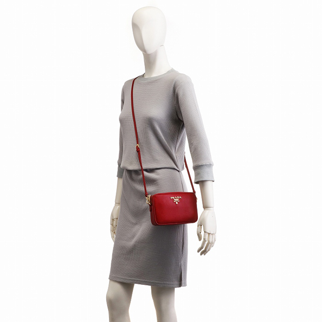 スーパーコピープラダ ショルダーバッグ PRADA 1BH123 NZV F0002 バッグ サフィアーノ ルクス SAFFIANO LUX オデット レディース NERO(ネロ) ブラック 黒 - 商品画像 3