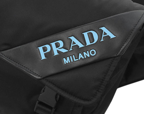 プラダ バッグ 1BL015 PRADA メンズ ウエストバッグ ボディバッグ TESSUTO+SOFT CALF NERO ネロ ナイロン+ソフトカーフ ブラック - 商品画像 6