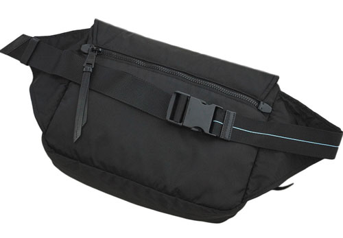 プラダ バッグ 1BL015 PRADA メンズ ウエストバッグ ボディバッグ TESSUTO+SOFT CALF NERO ネロ ナイロン+ソフトカーフ ブラック - 商品画像 7