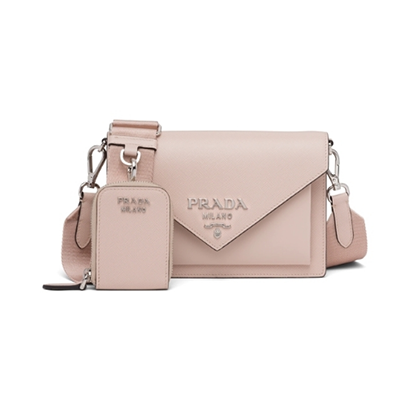 PRADA プラダ サフィアーノレザー ミニ エンベロープバッグ ウォーターリリー 1BP020_2EVU_F0VCN - 商品画像 5