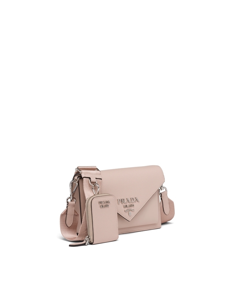 PRADA プラダ サフィアーノレザー ミニ エンベロープバッグ ウォーターリリー 1BP020_2EVU_F0VCN - 商品画像 3