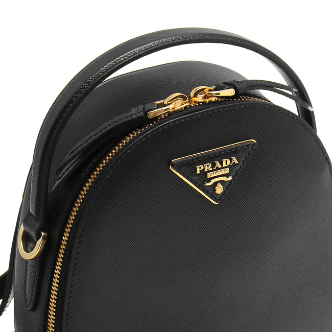 プラダ PRADA リュックサック/ハンドバッグ サフィアーノ/SAFFIANO ラックス/LUX 三角ロゴプレート ブラック 1BZ047 NZV F0002 VOOG 2019年春夏新作 レディース - 商品画像 9