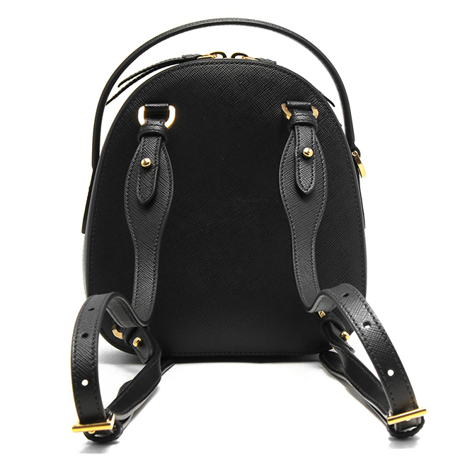 プラダ PRADA リュックサック/ハンドバッグ サフィアーノ/SAFFIANO ラックス/LUX 三角ロゴプレート ブラック 1BZ047 NZV F0002 VOOG 2019年春夏新作 レディース - 商品画像 8