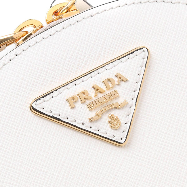 プラダ PRADA リュックサック/ハンドバッグ サフィアーノ/SAFFIANO ラックス/LUX 三角ロゴプレート ビアンコホワイト 1BZ047 NZV F0009 VOOG 2019年春夏新作 レディース - 商品画像 1